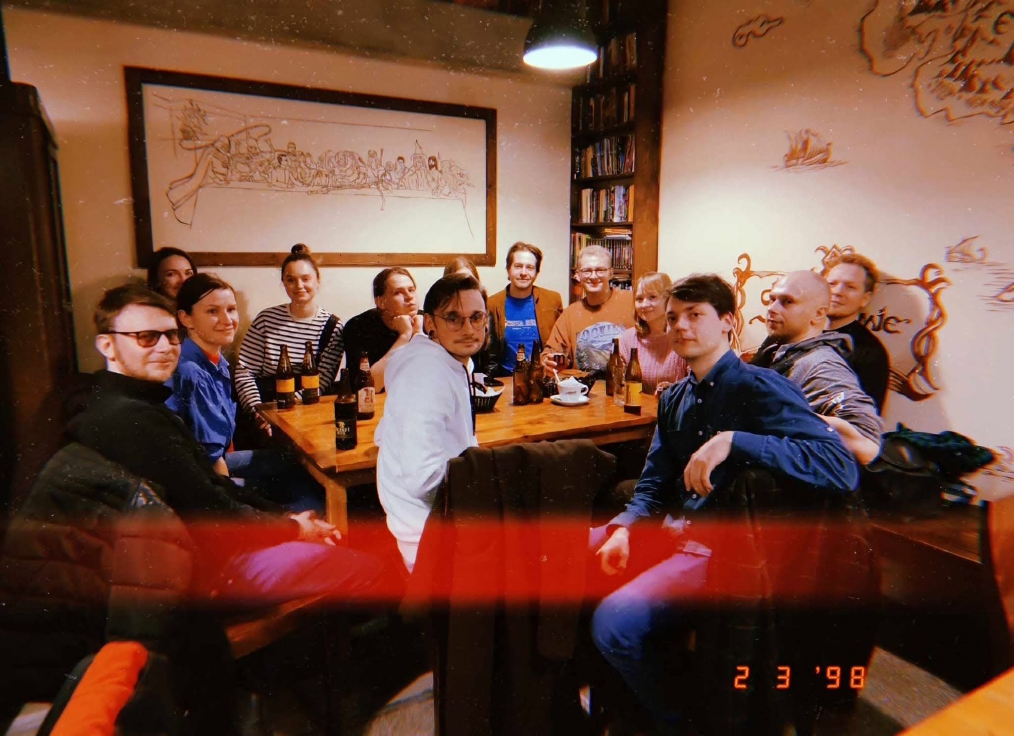 People meeting and talking at a Cloud DevOps Piwo meetup