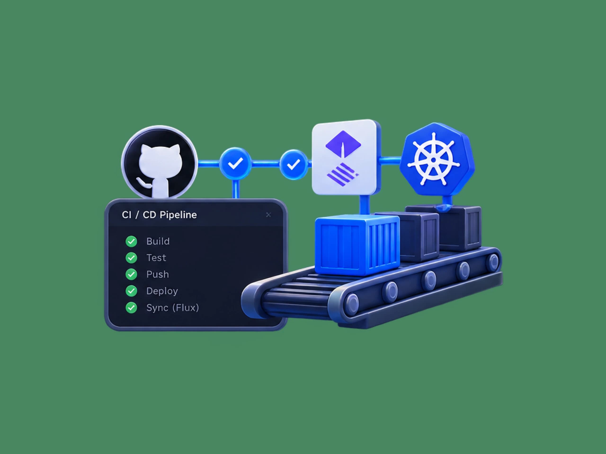 Preview of the CI/CD and GitOps project